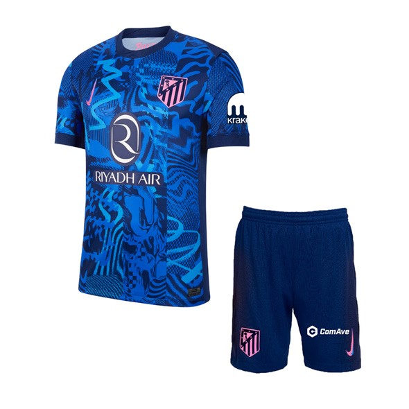 Camiseta Atletico Madrid Replica Tercera Ropa Niño 2024/25